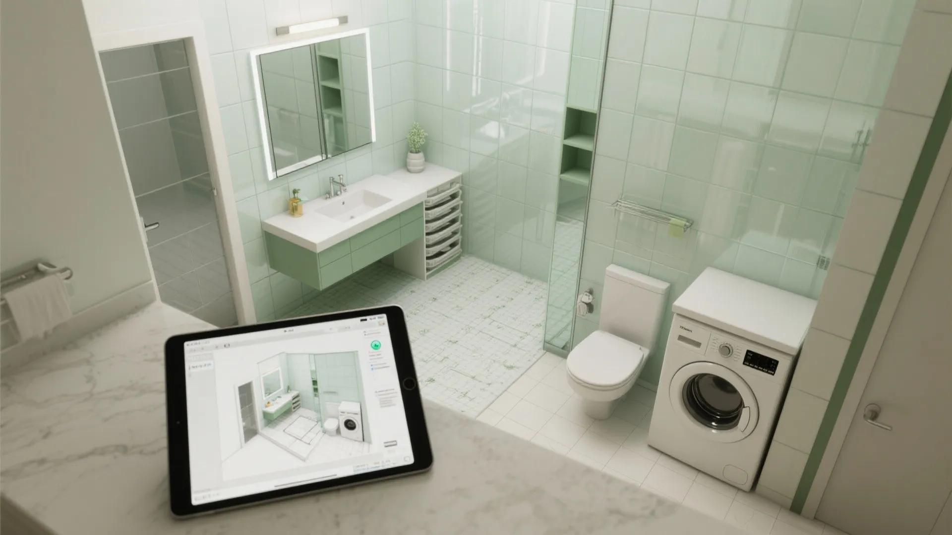 5. Bright Compact Layout with 3D Preview