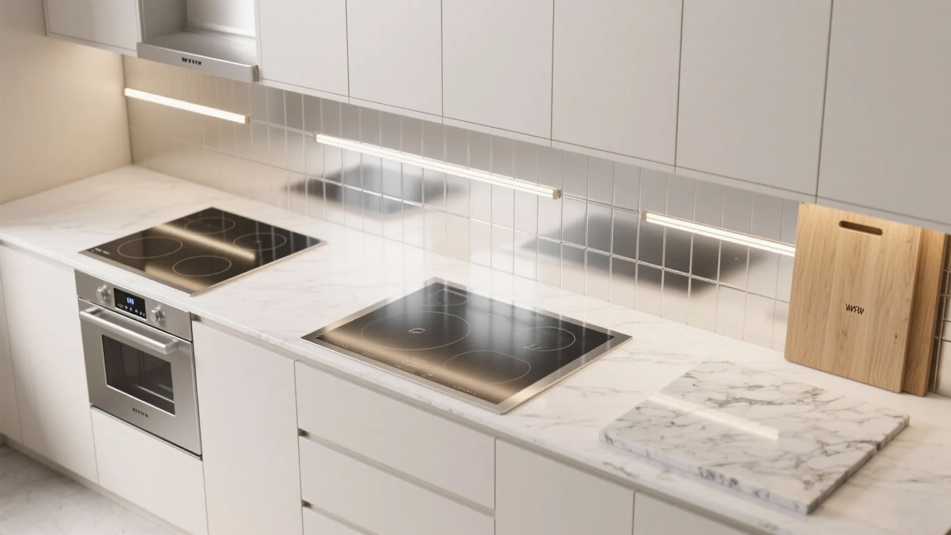 Tip 5: Bright finishes and quiet tech to expand the feel