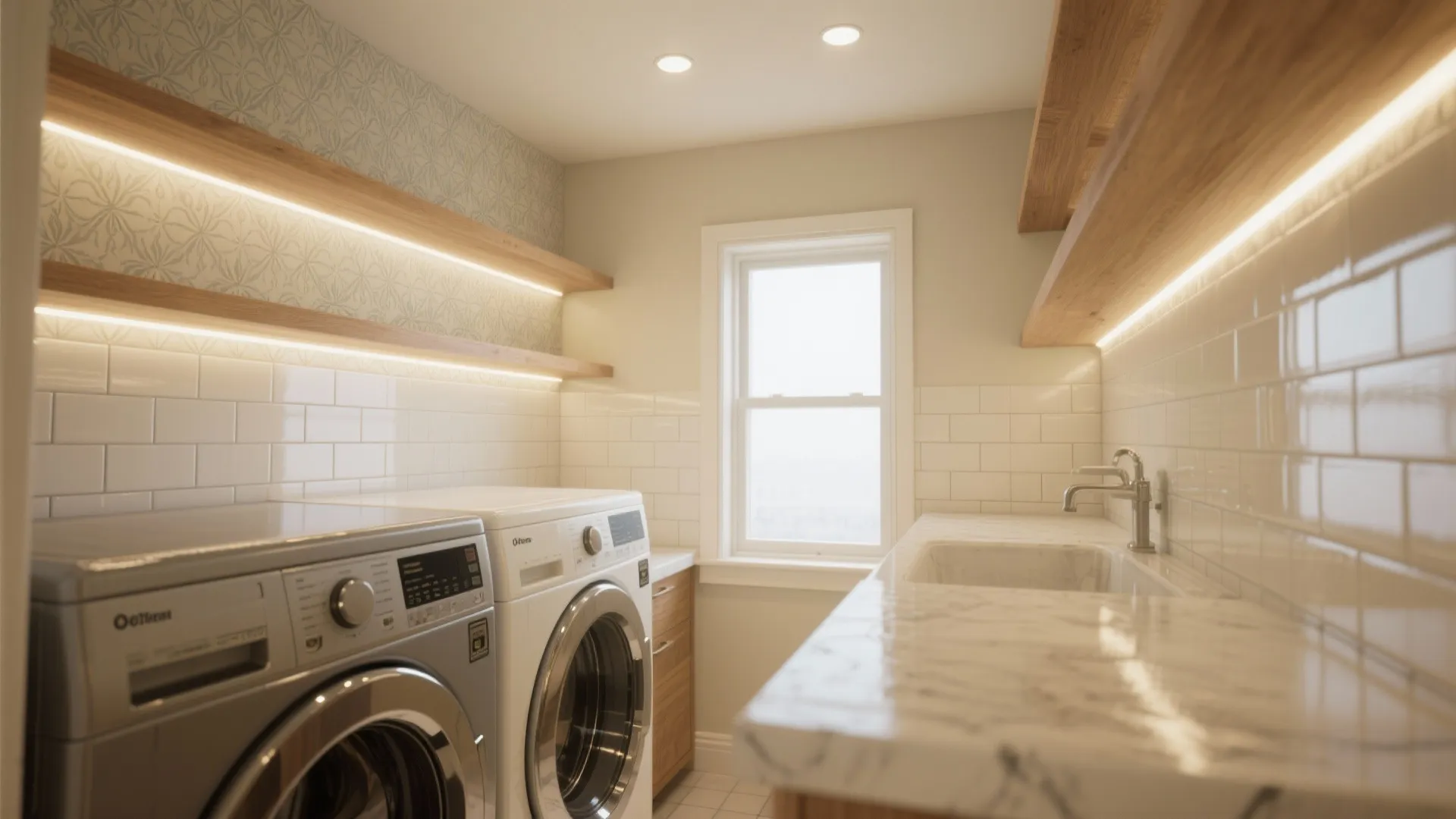 4. Make it feel bigger with lighting and finishes