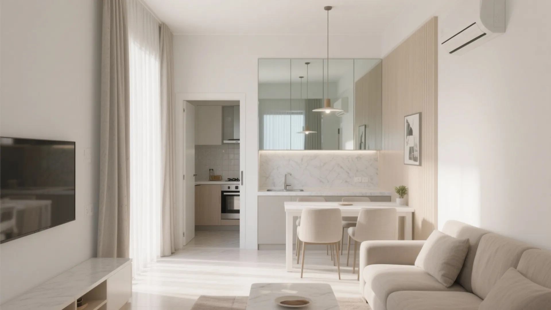 Bright, glassy, and reflective—make light do the heavy lifting