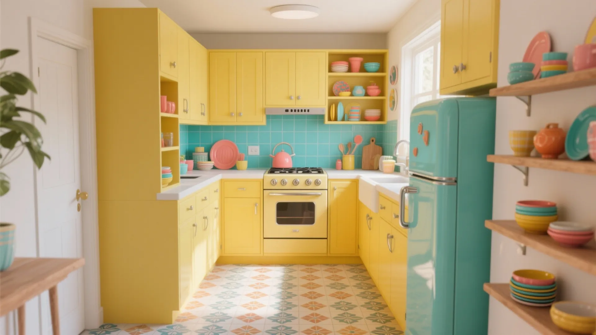 10 Bright Coloured Kitchen Ideas: Creative, Fun & Bold Kitchen Design Tips From My Projects