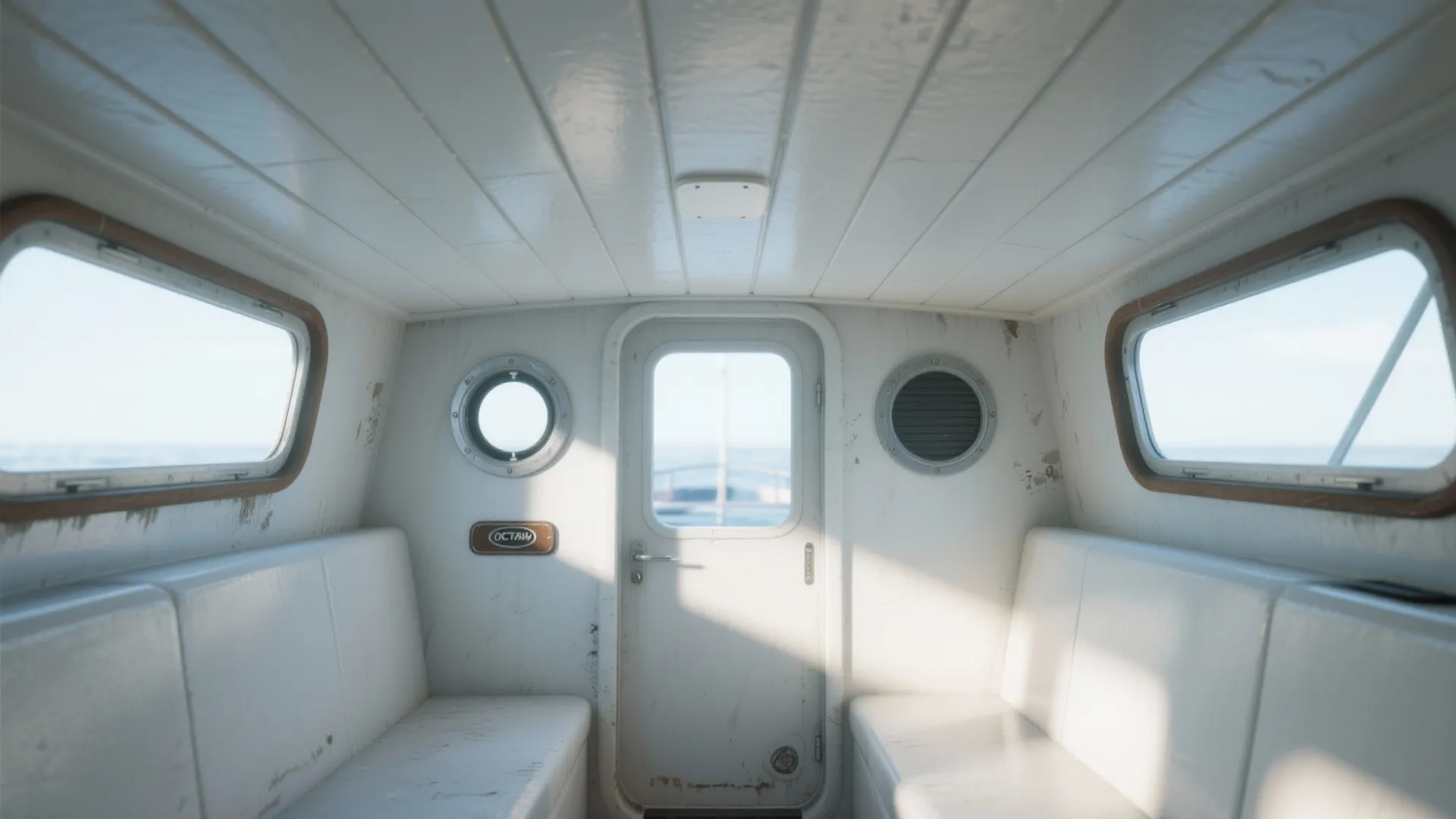 1. Bright Marine White to Open the Cabin