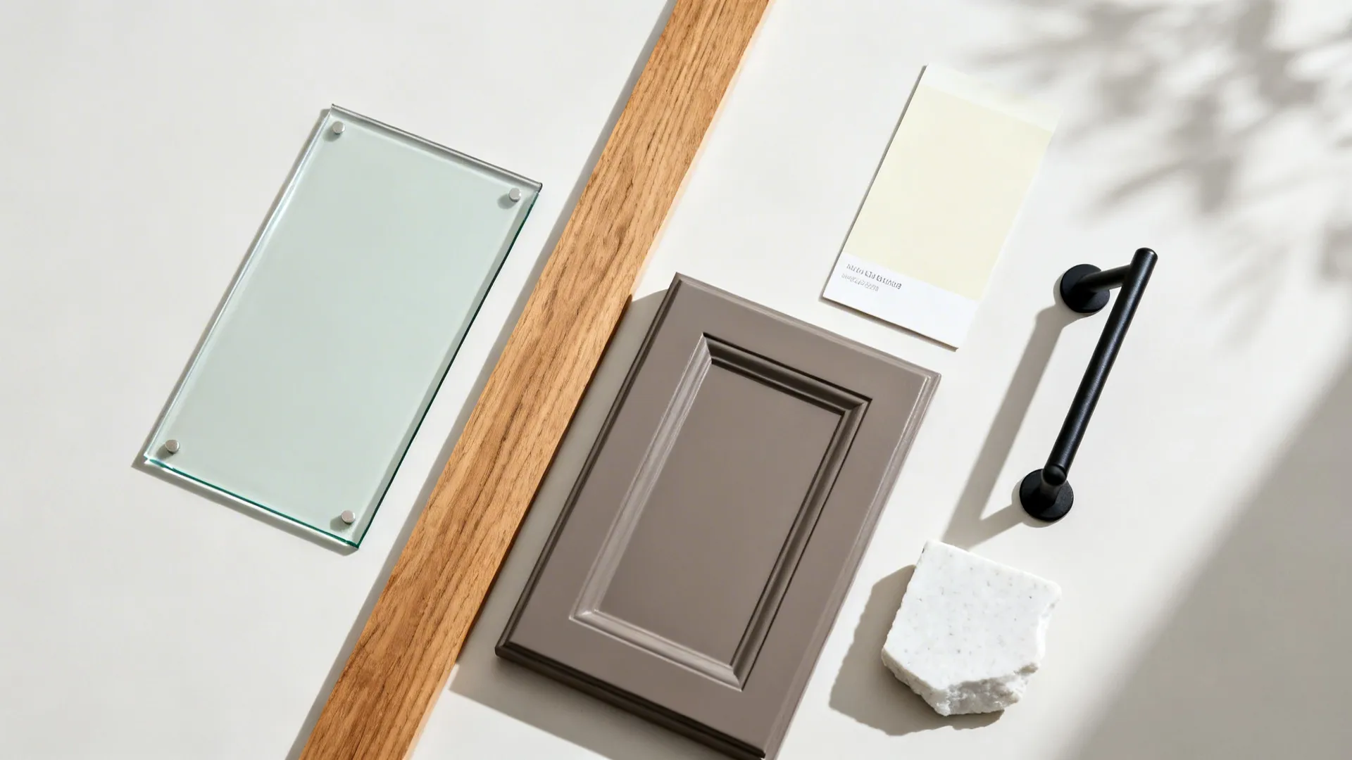 Glass backsplash for a brighter, bigger feel