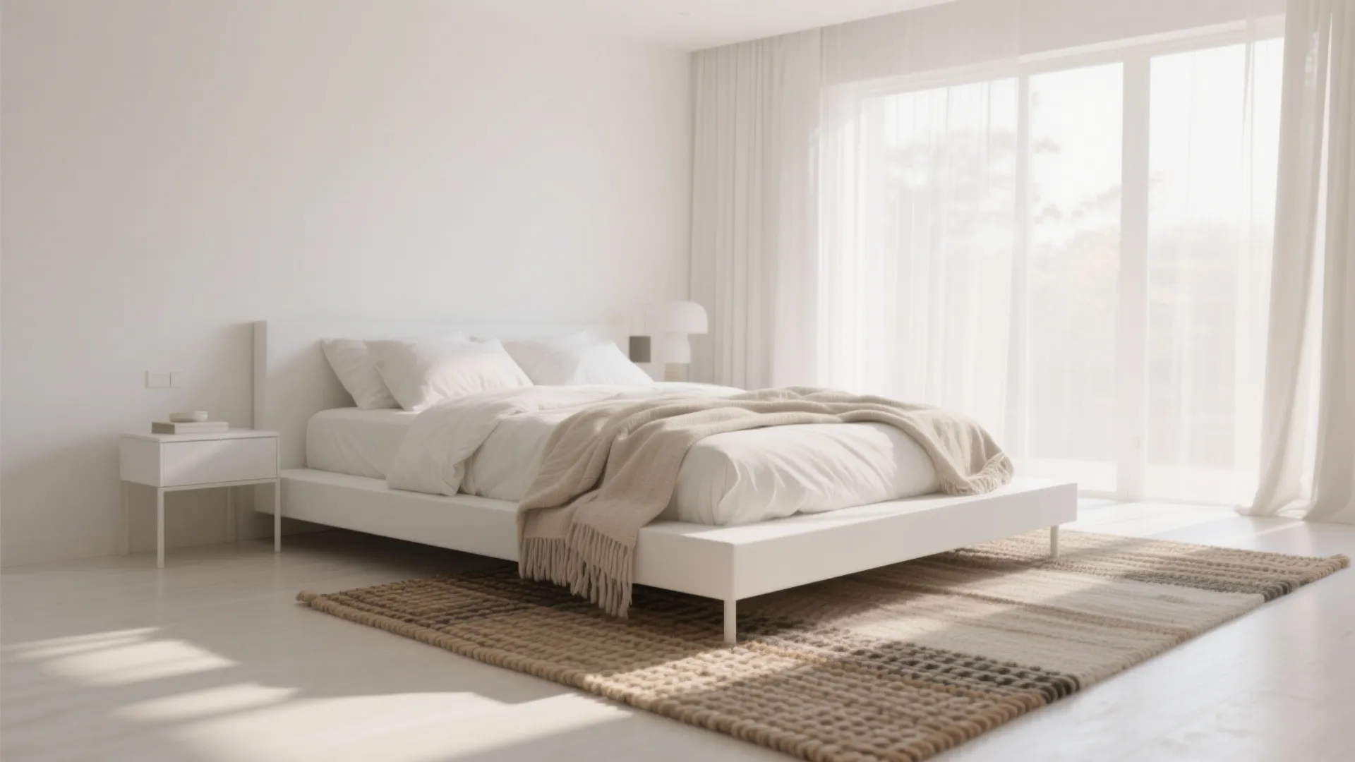 1. Bright minimalist retreat