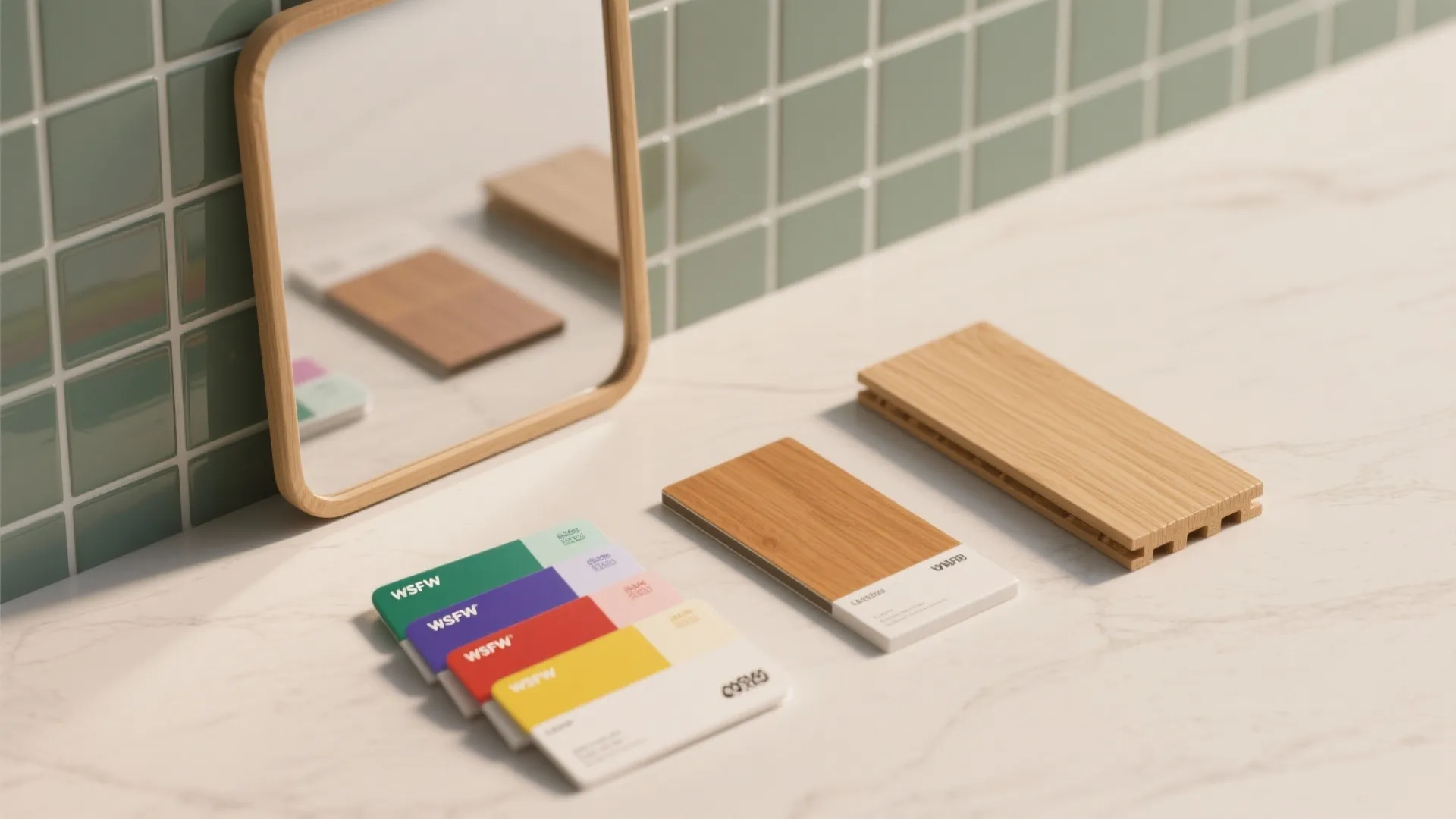 5. Bright palettes and reflective surfaces to amplify light