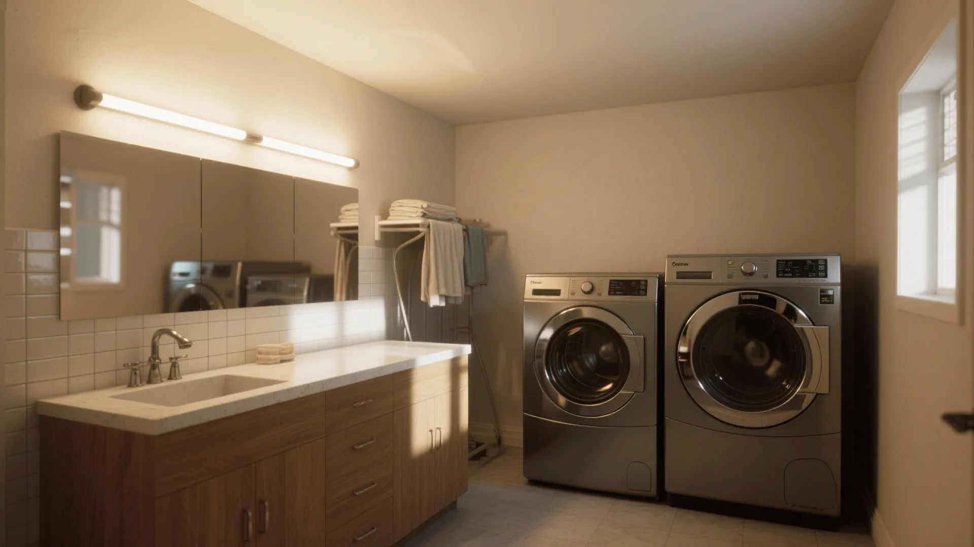 1. Brighten with paint, lighting, and reflective surfaces