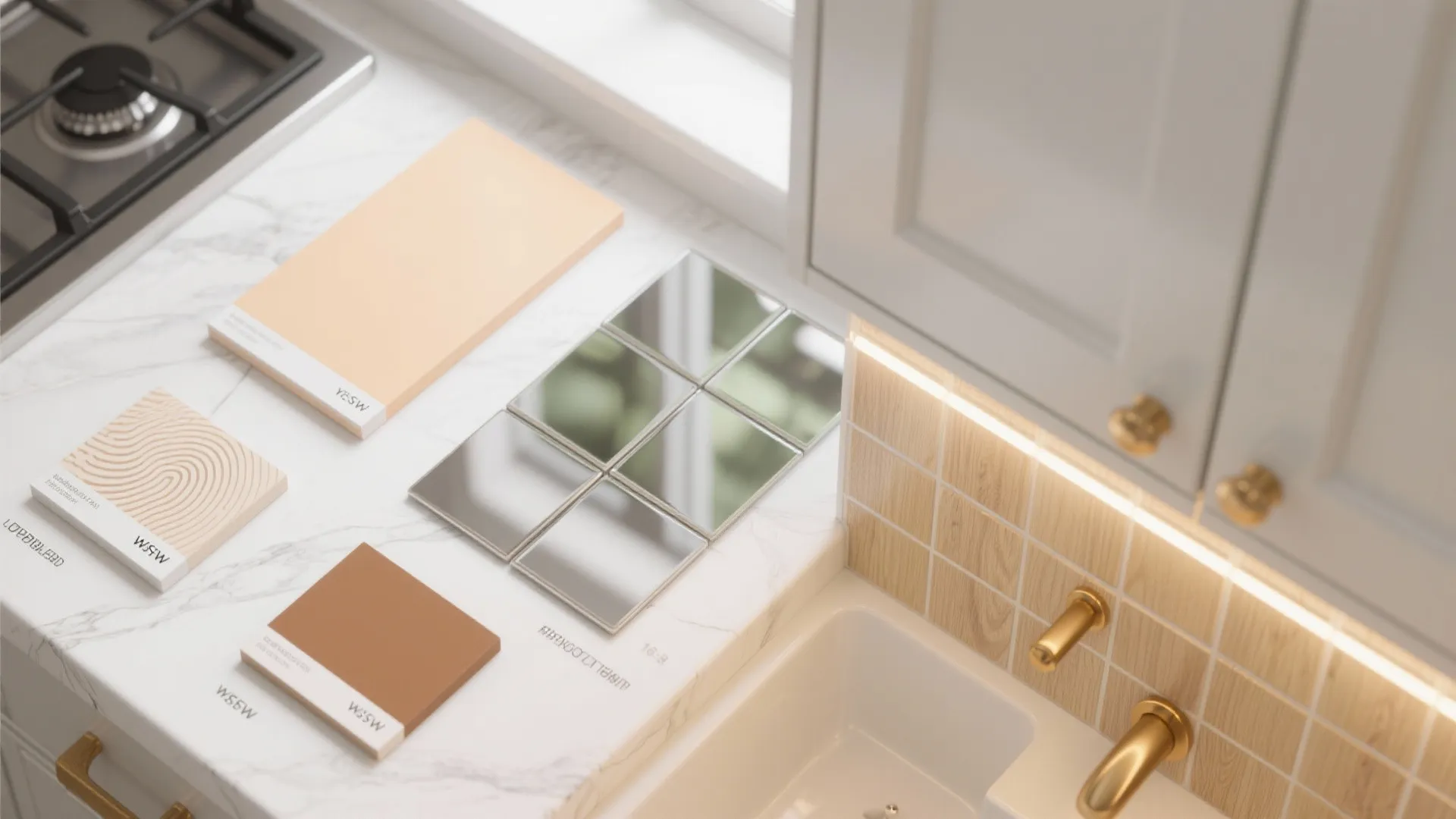 4. Bright finishes and reflective surfaces