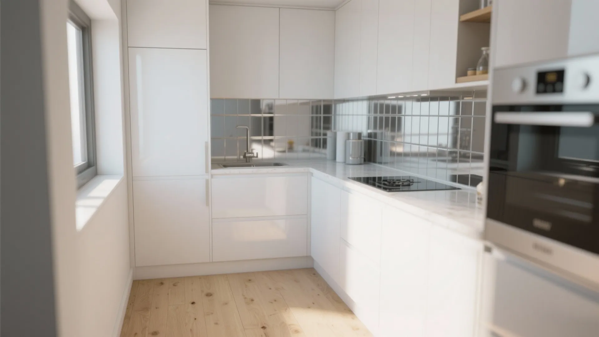 4. Bright materials and reflective surfaces