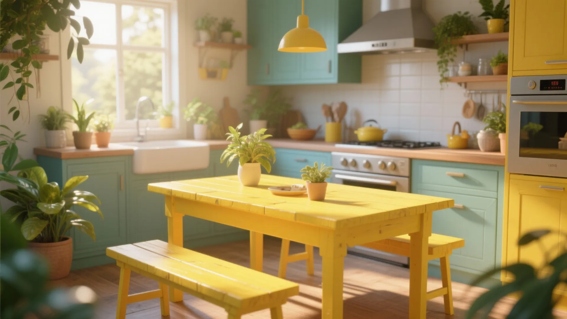 9. Bright Yellow Sunshine