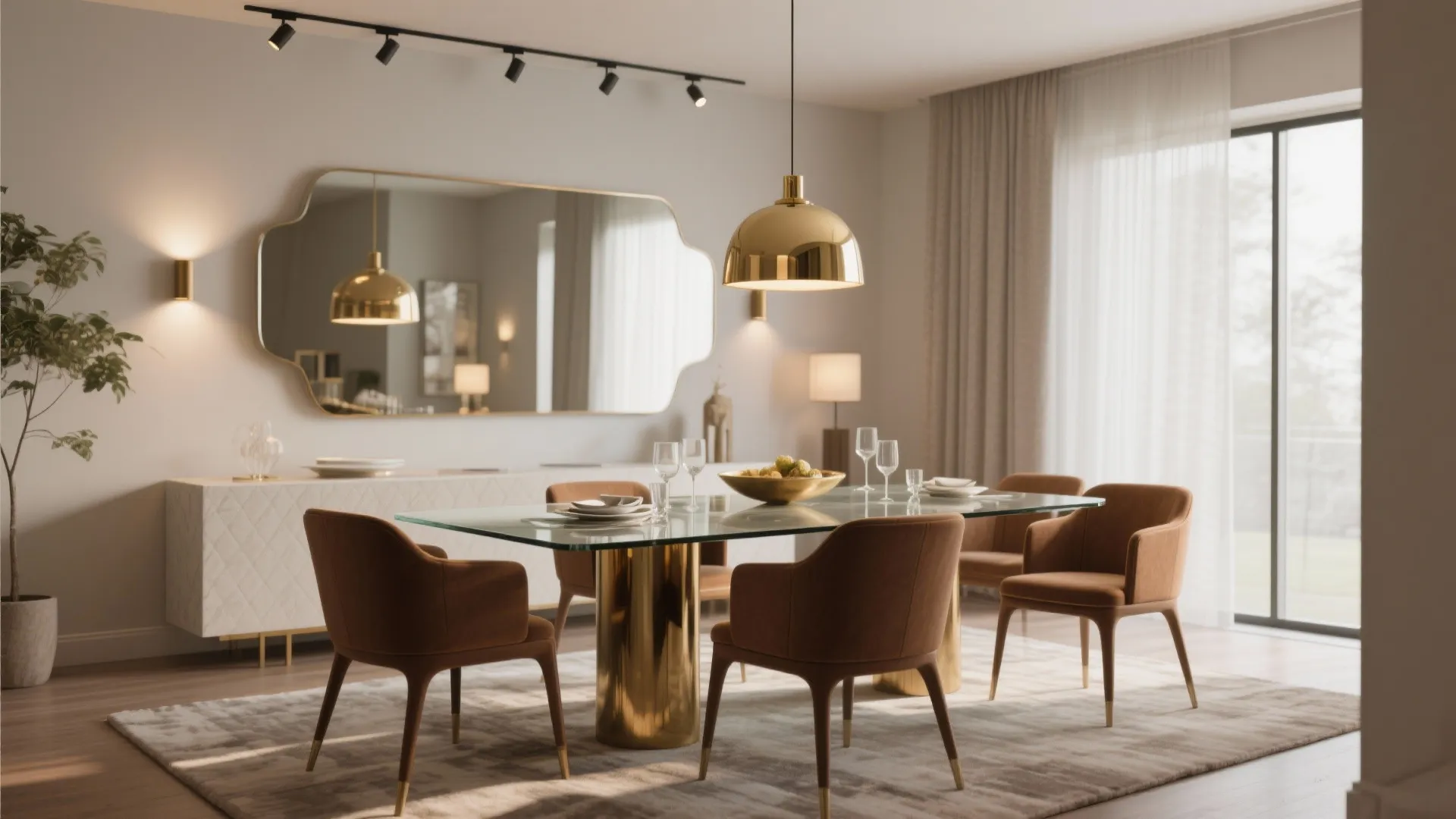 5. Brighten with reflective surfaces and smart lighting