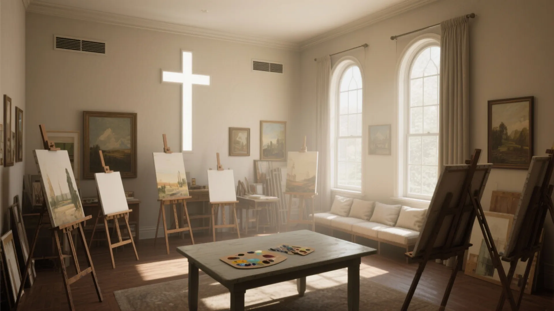 Bring the studio into the chapel
