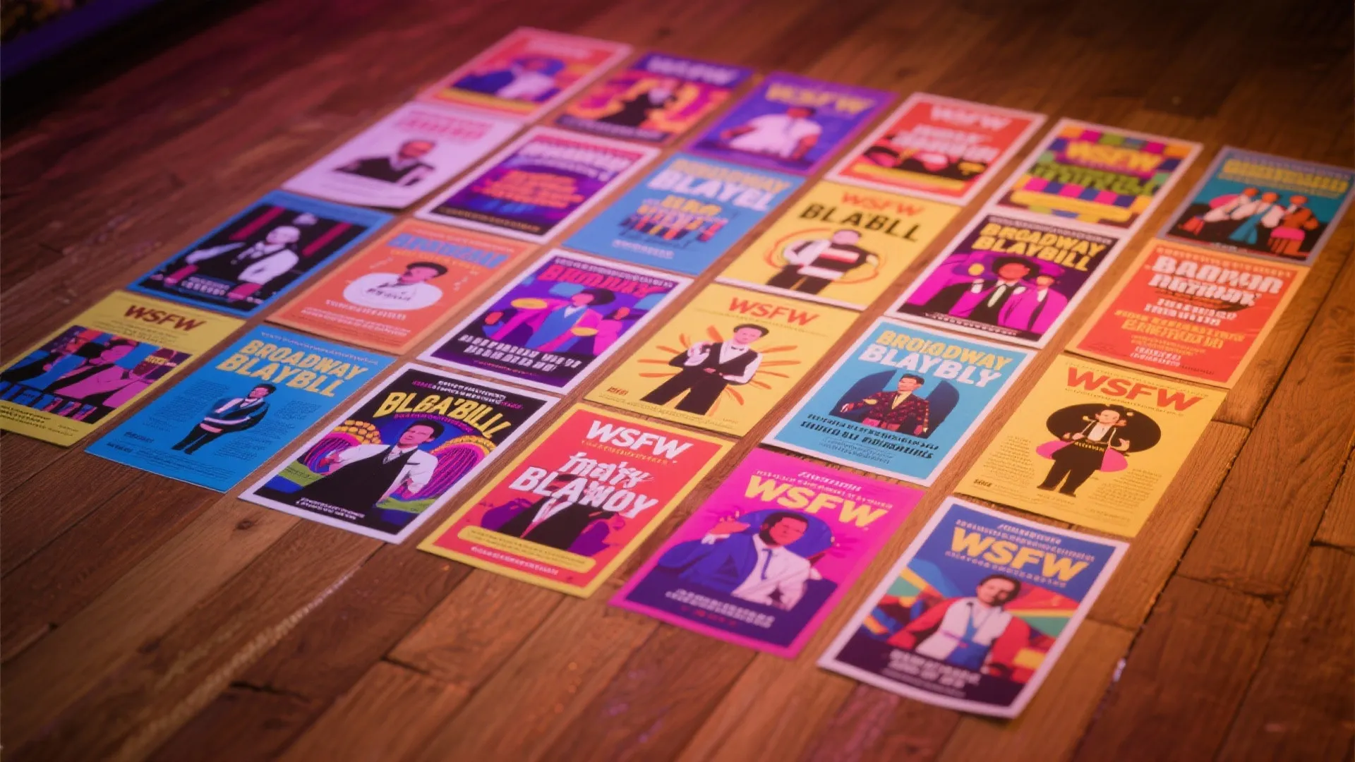 5. Broadway Playbill Collage