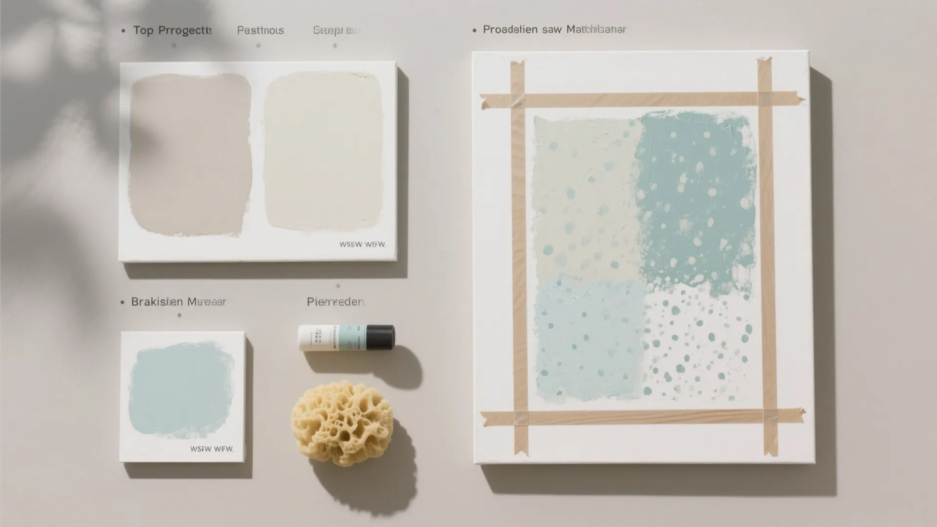 Textured Accent: Broken-Color Mottle Panel