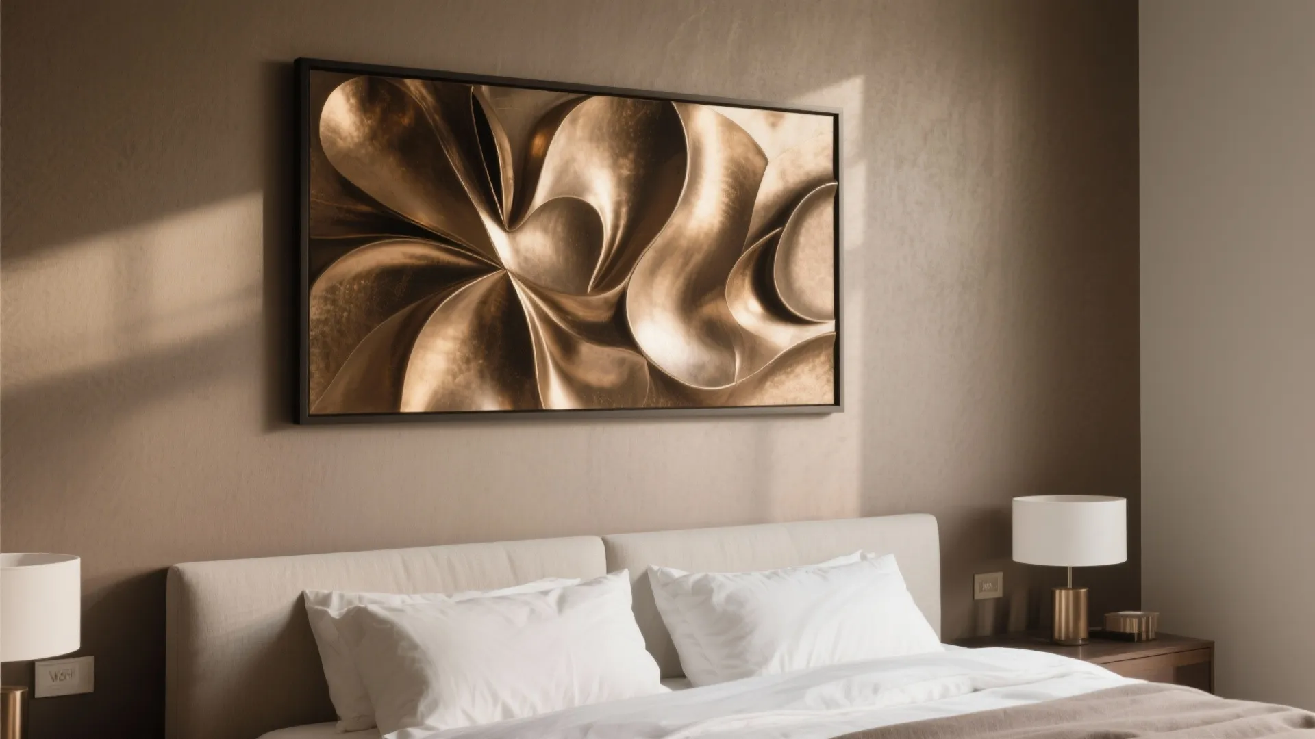 9. Art with bronze undertones