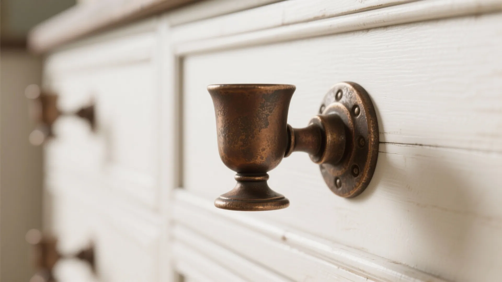 7. Antique Bronze Cup Pulls