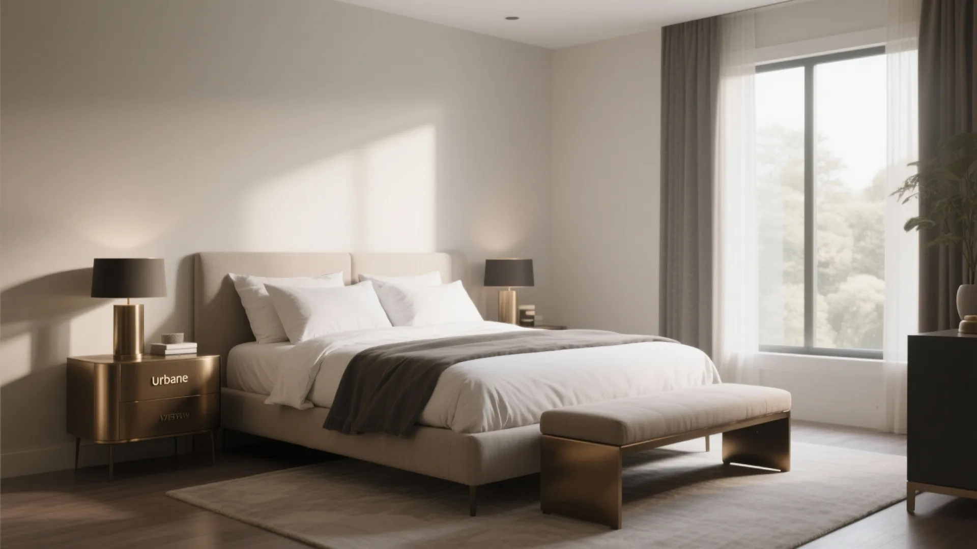 7. Dark furniture accents