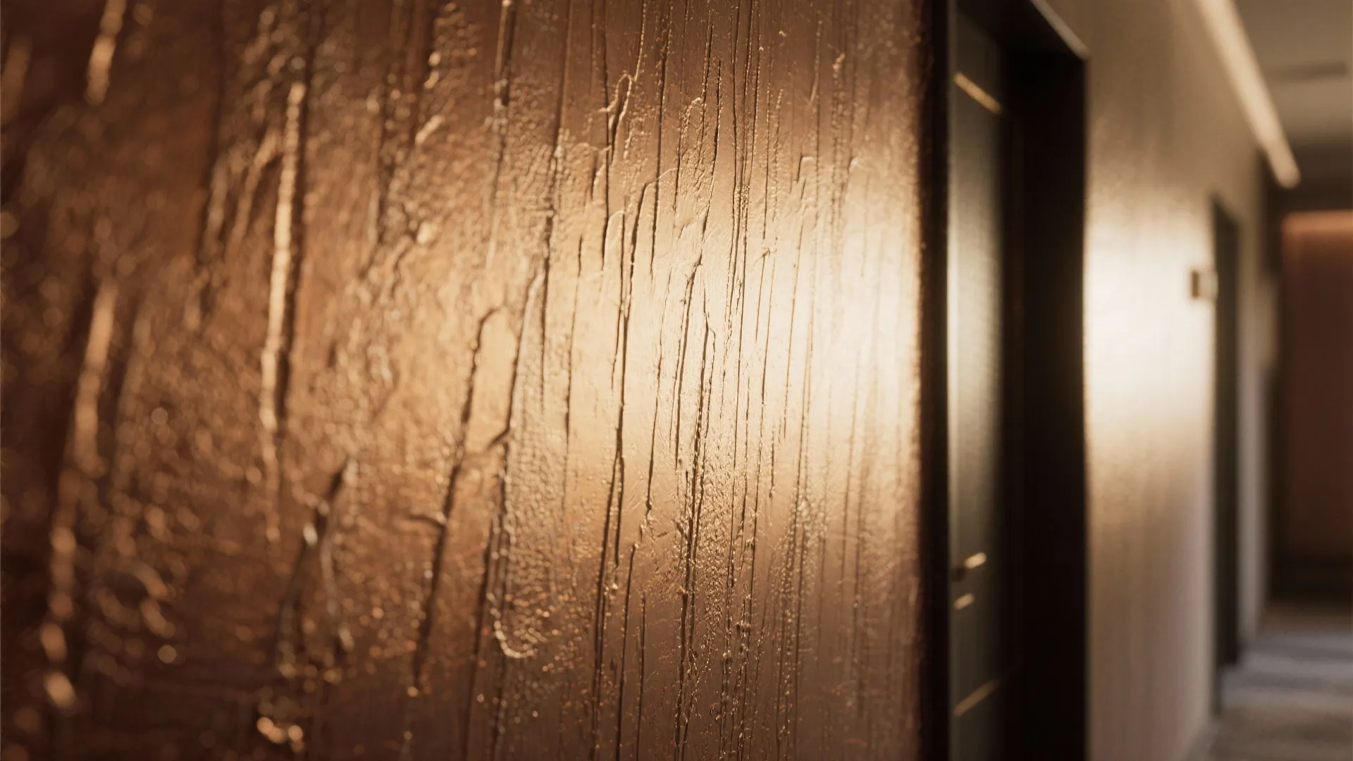 2. Bronze Micro-Texture for Narrow Hallways