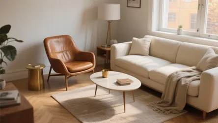Brown Accent Chairs: 5 Small-Space Ideas