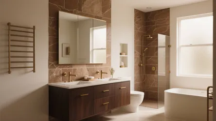 Brown Bathroom Design Ideas: 5 Chic Concepts