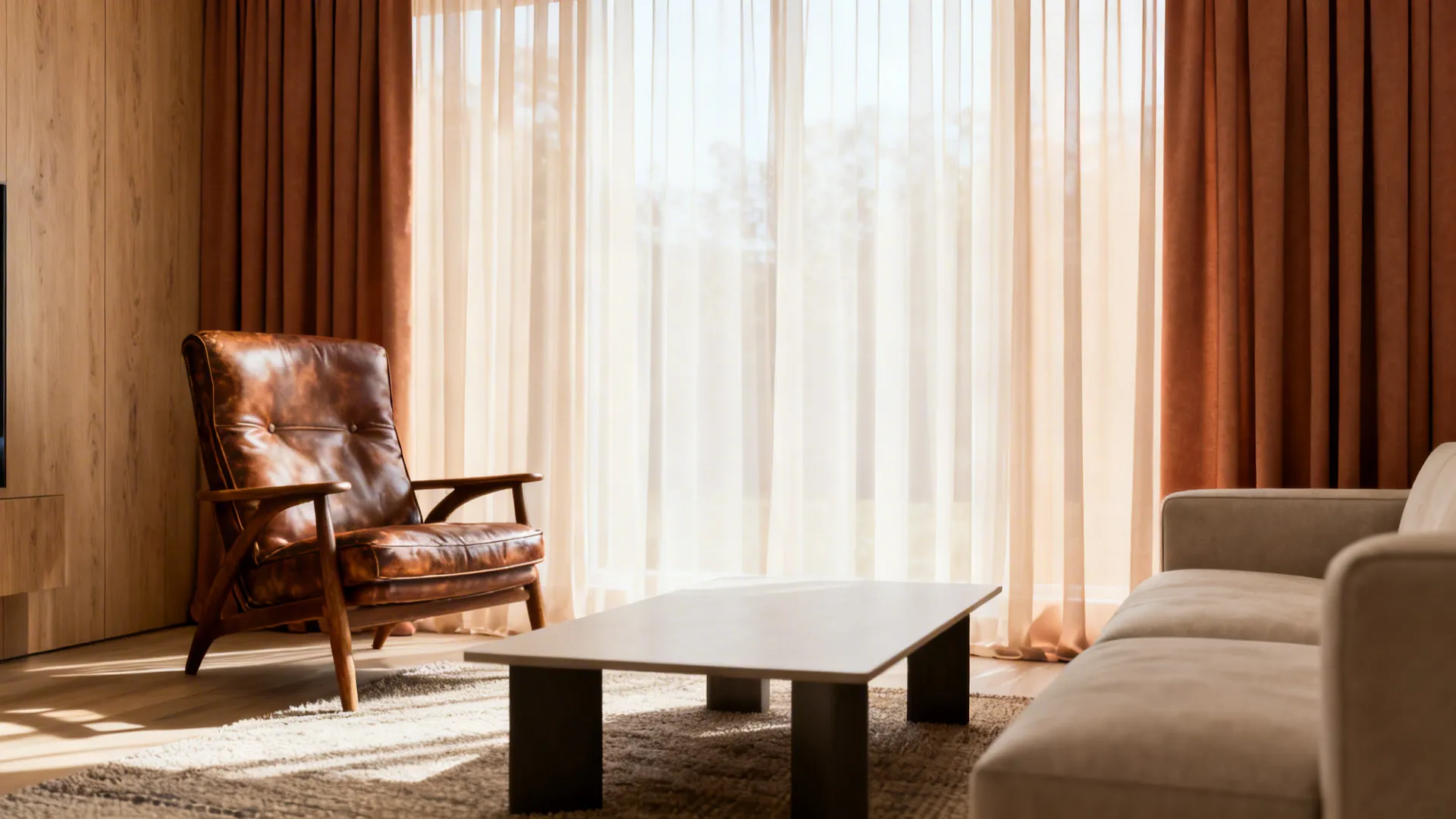 Brown & Beige Curtains: 5 Small-Space Ideas