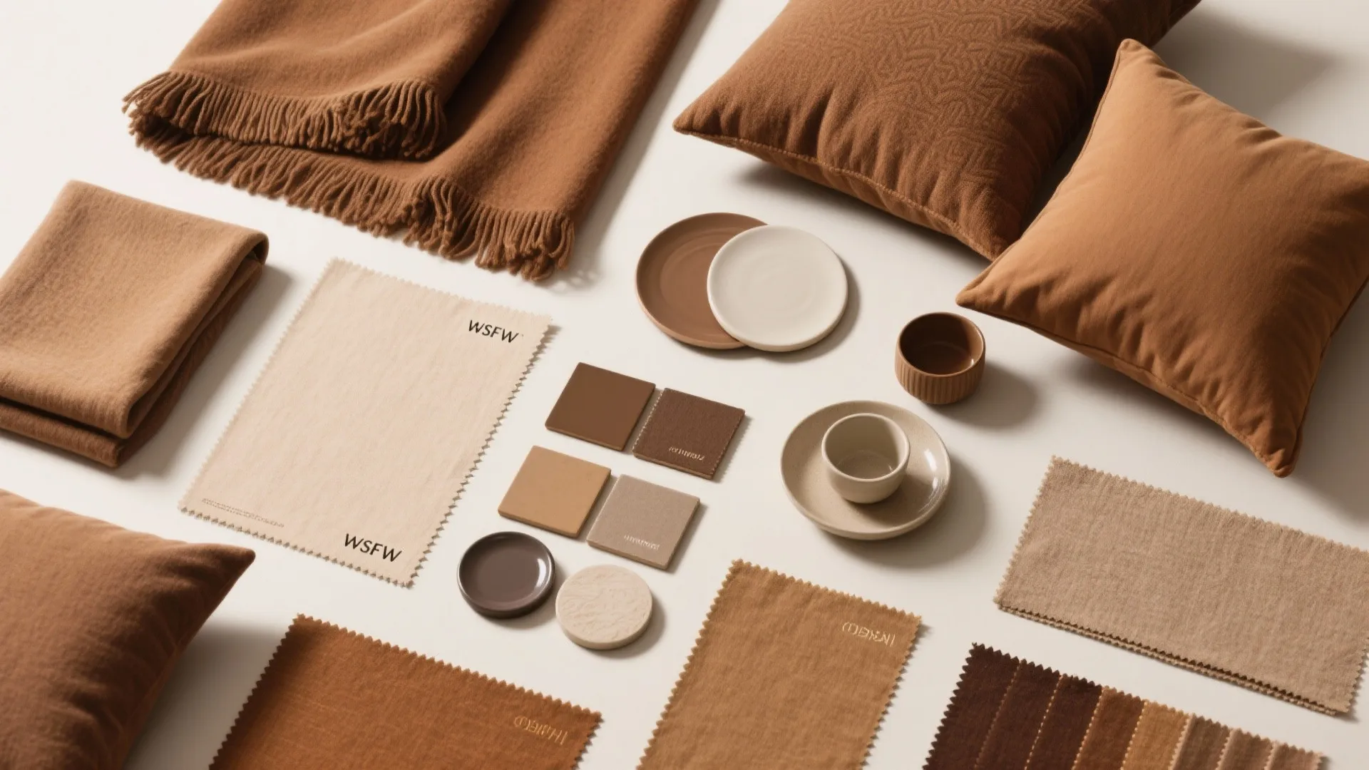 Brown and Beige Layering