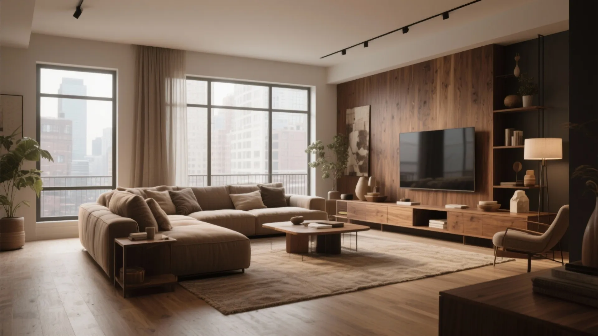 10 Brown Beige Living Room Ideas