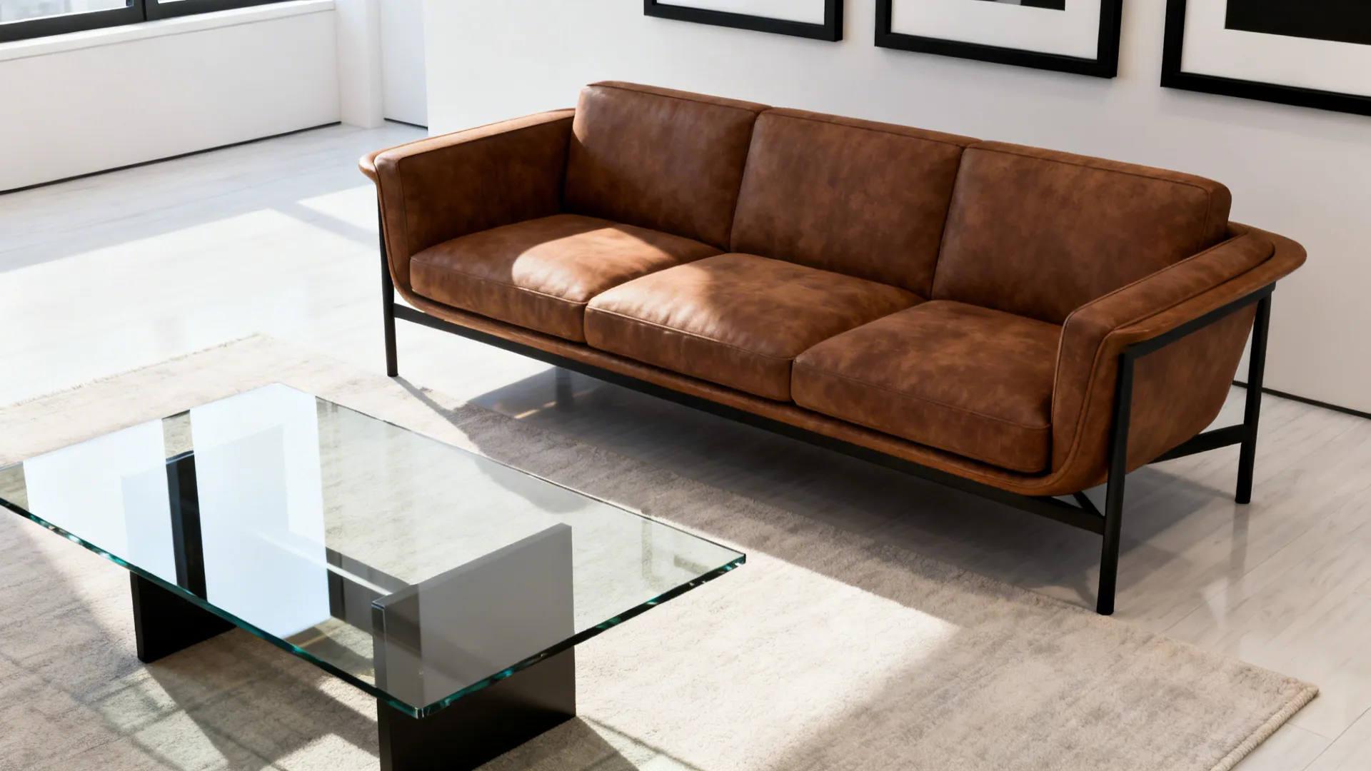 2. High-Contrast Modern with Black Accents