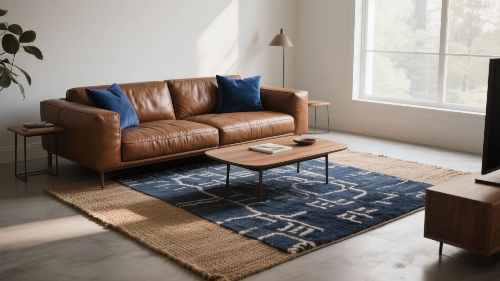 5 Brown and Blue Living Room Rug Ideas: Chic combinations and practical tips for pairing brown and blue rugs in small to medium living rooms