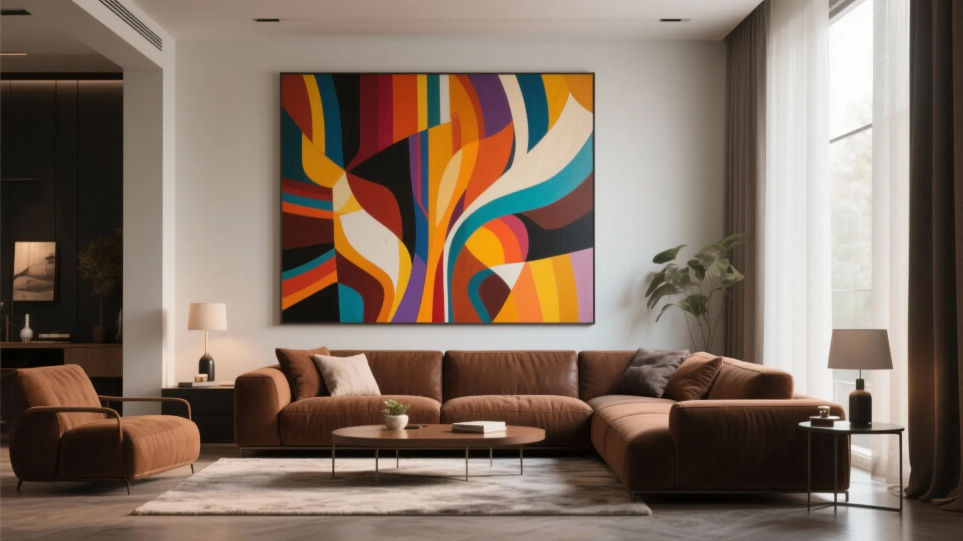 10. Brown with Bright Artwork