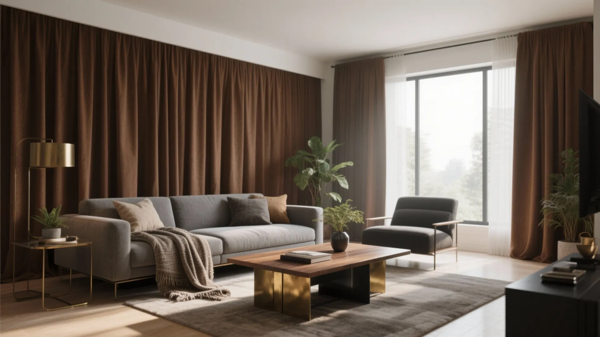 Brown Curtains for Living Room: Transforming Spaces with Style: Fast-Track Guide to Dramatic Makeovers Using Brown Curtains