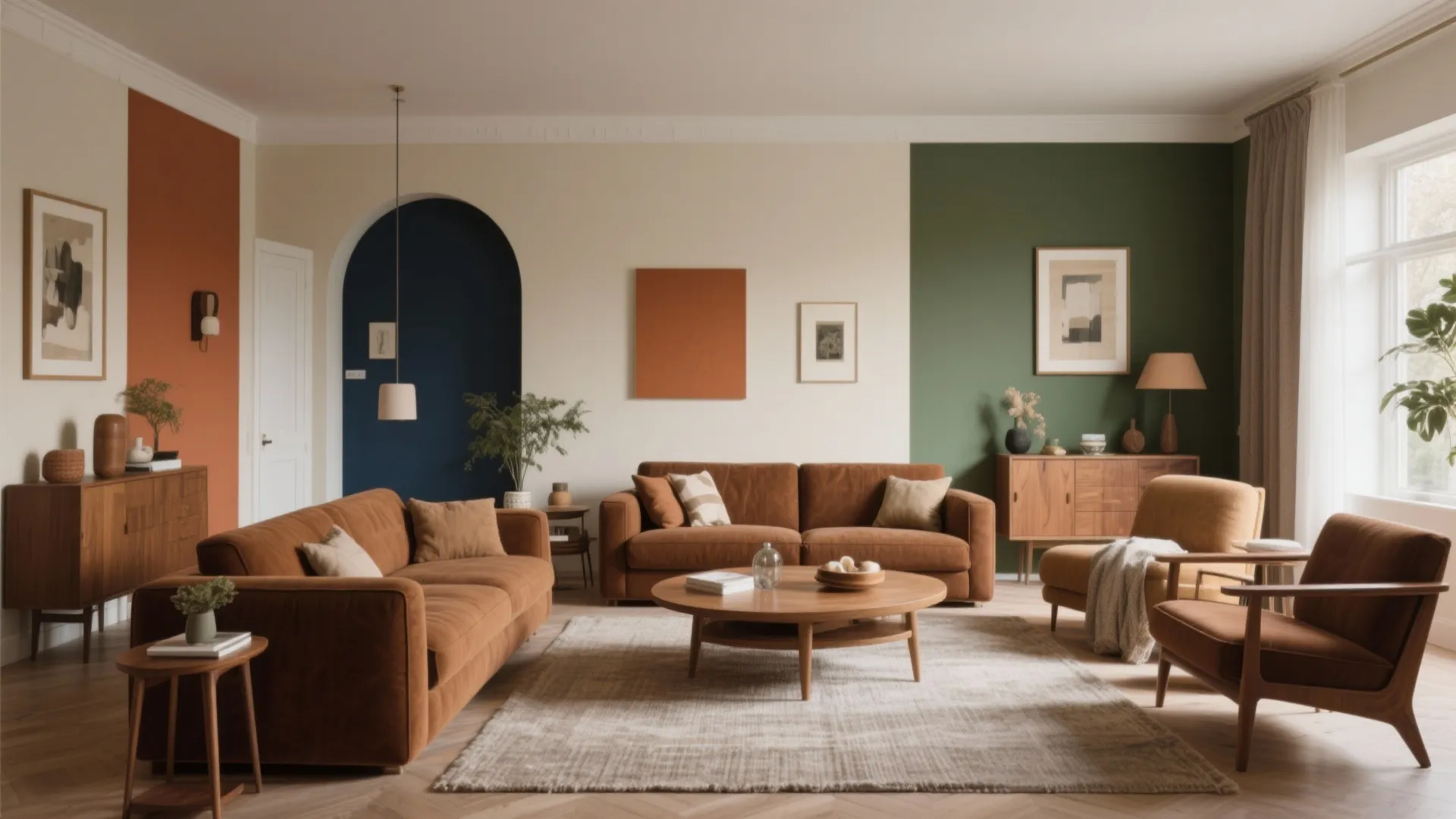 10 Living Room Color Ideas for Brown Furniture: Create a Stylish and Cozy Space with 10 Handpicked Color Pairings for Brown Furniture