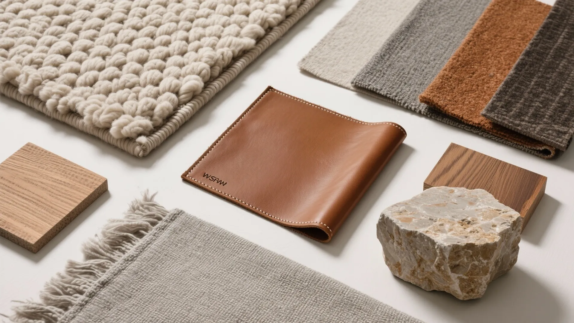 Layering Textures in Brown and Gray