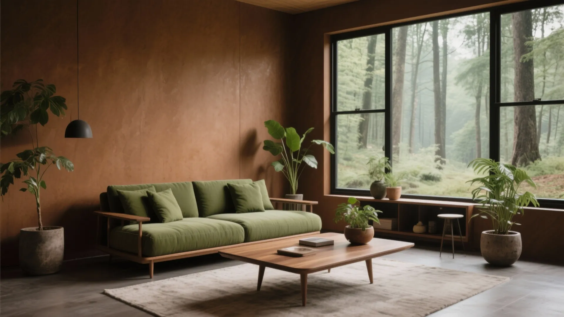 5. Brown and Green Nature-Inspired Palette