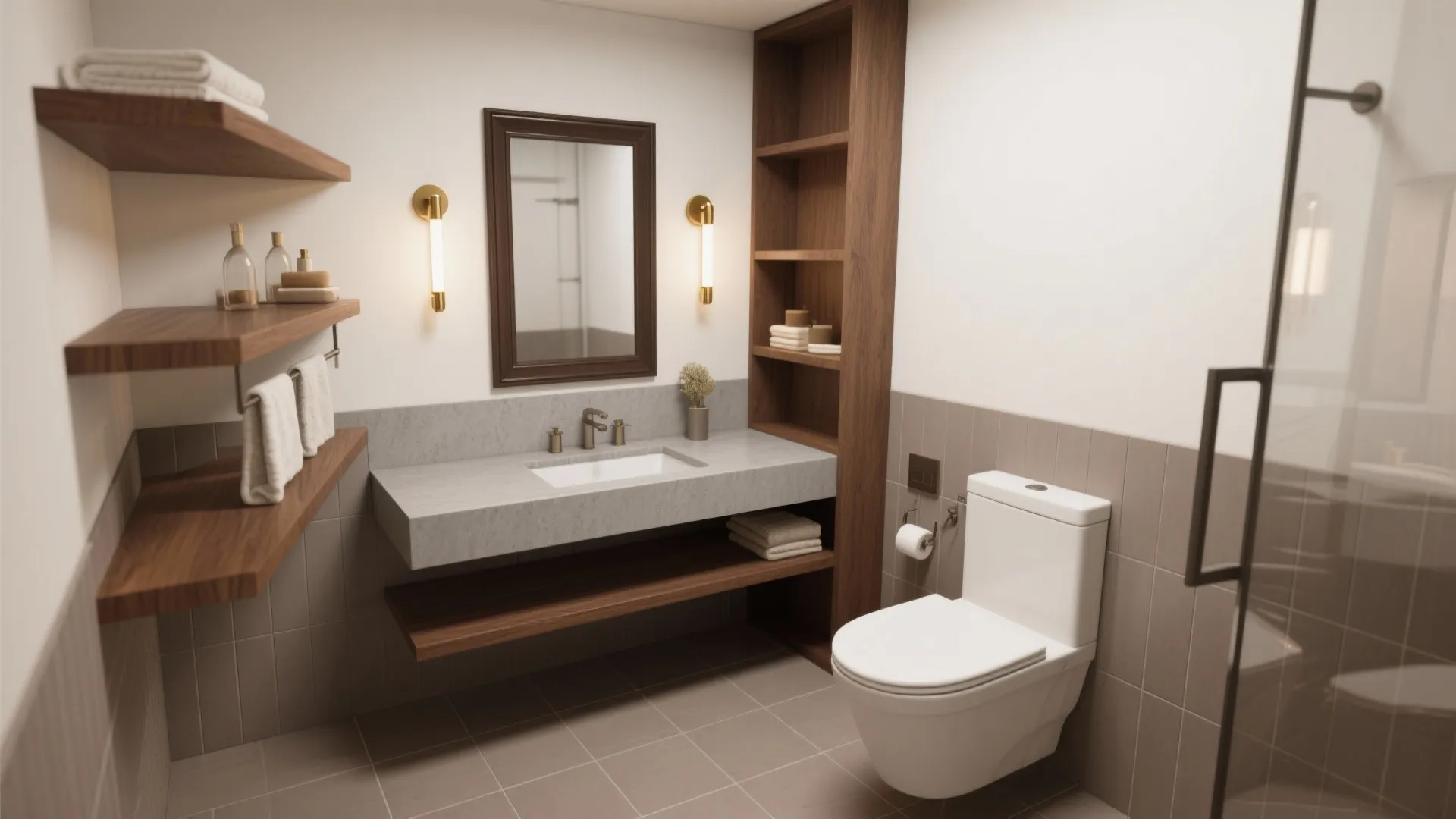 Brown and Grey Bathroom Ideas: 5 Stylish Schemes: Practical, cozy and modern ways I mix brown and grey in bathrooms — with tips from my projects