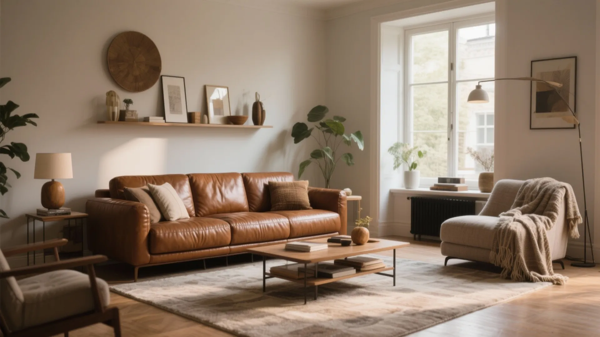 10 Brown Leather Couch Living Room Decor Ideas
