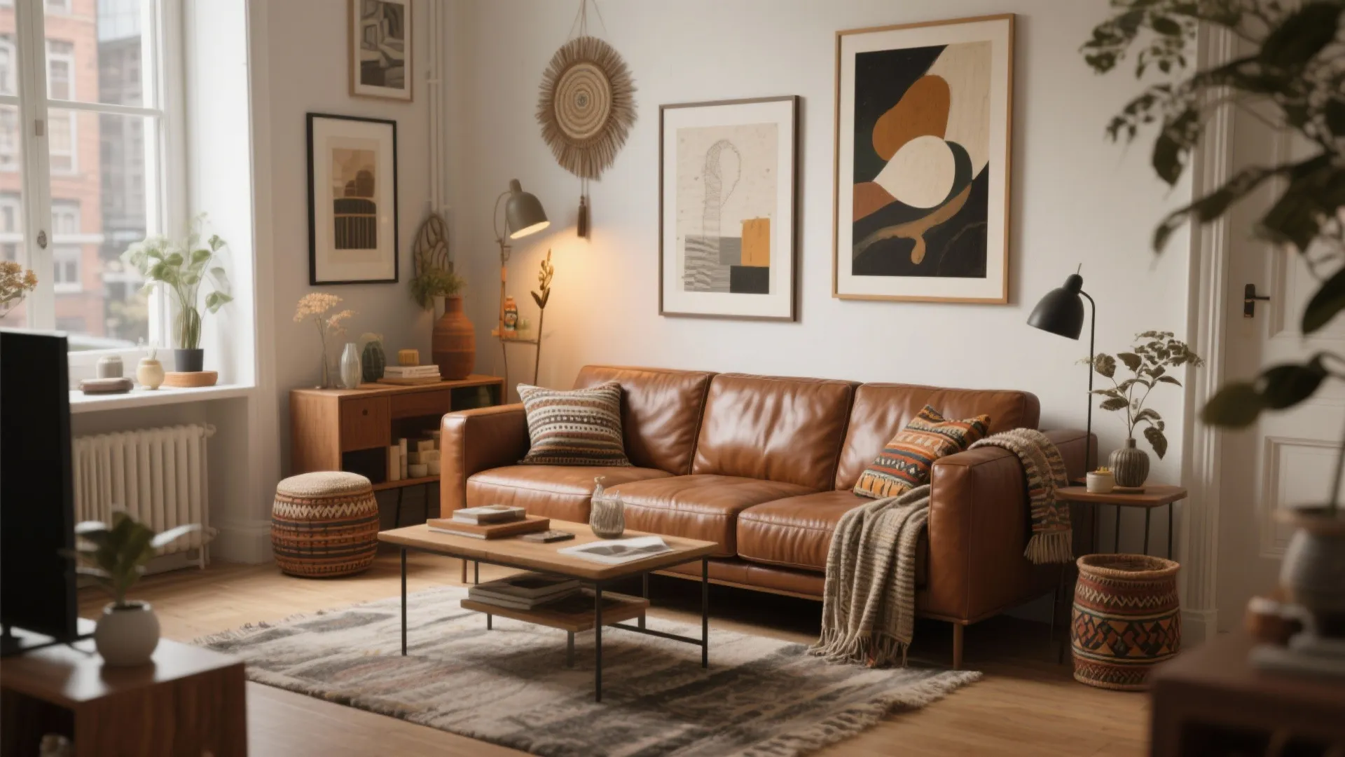 10 Brown Leather Couch Living Room Ideas