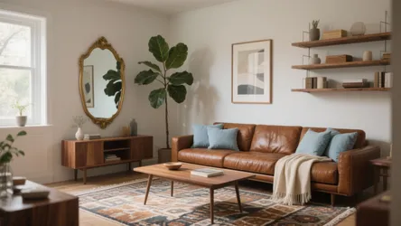 5 Inspiring Ways to Use a Brown Leather Living Room Set