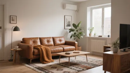 5 Living Room Ideas with a Brown Leather Sofa