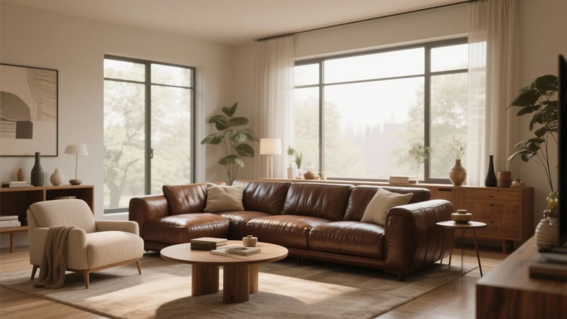 10 Brown Leather Sofa Living Room Ideas: Smart & Stylish Ways to Elevate Your Space with a Brown Leather Sofa