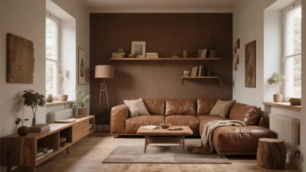 10 Living Room Decorating Ideas with Brown