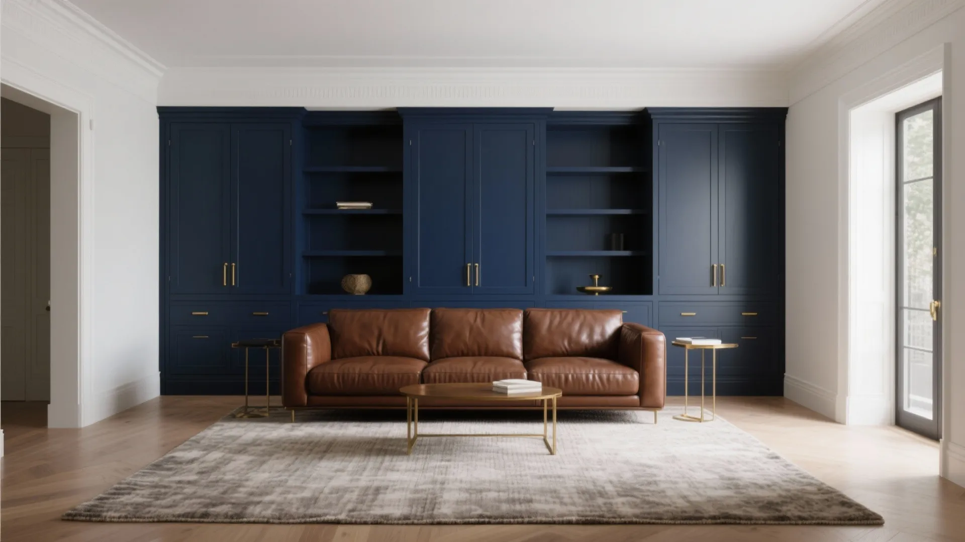 Brown + Navy: Classic Contrast with Depth