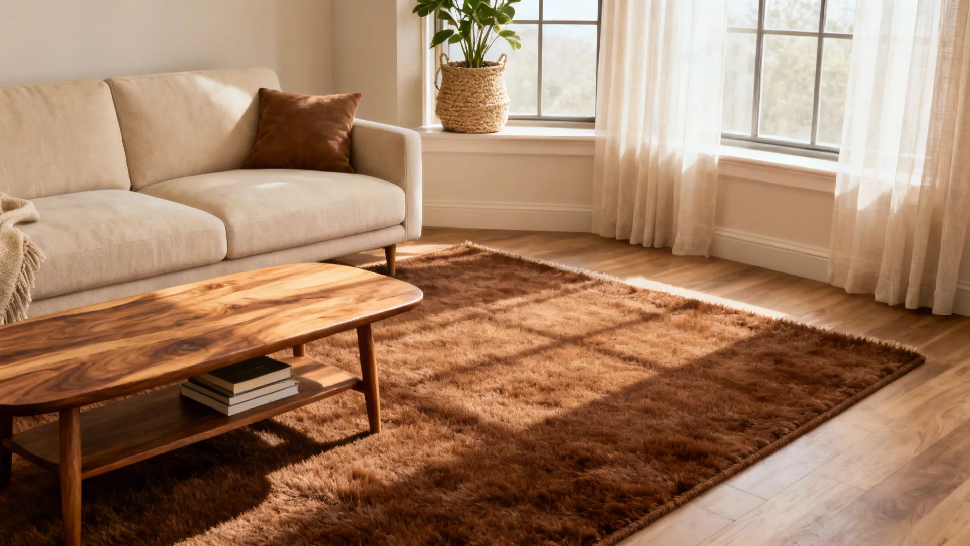 5 Brown Area Rug Ideas for Living Rooms