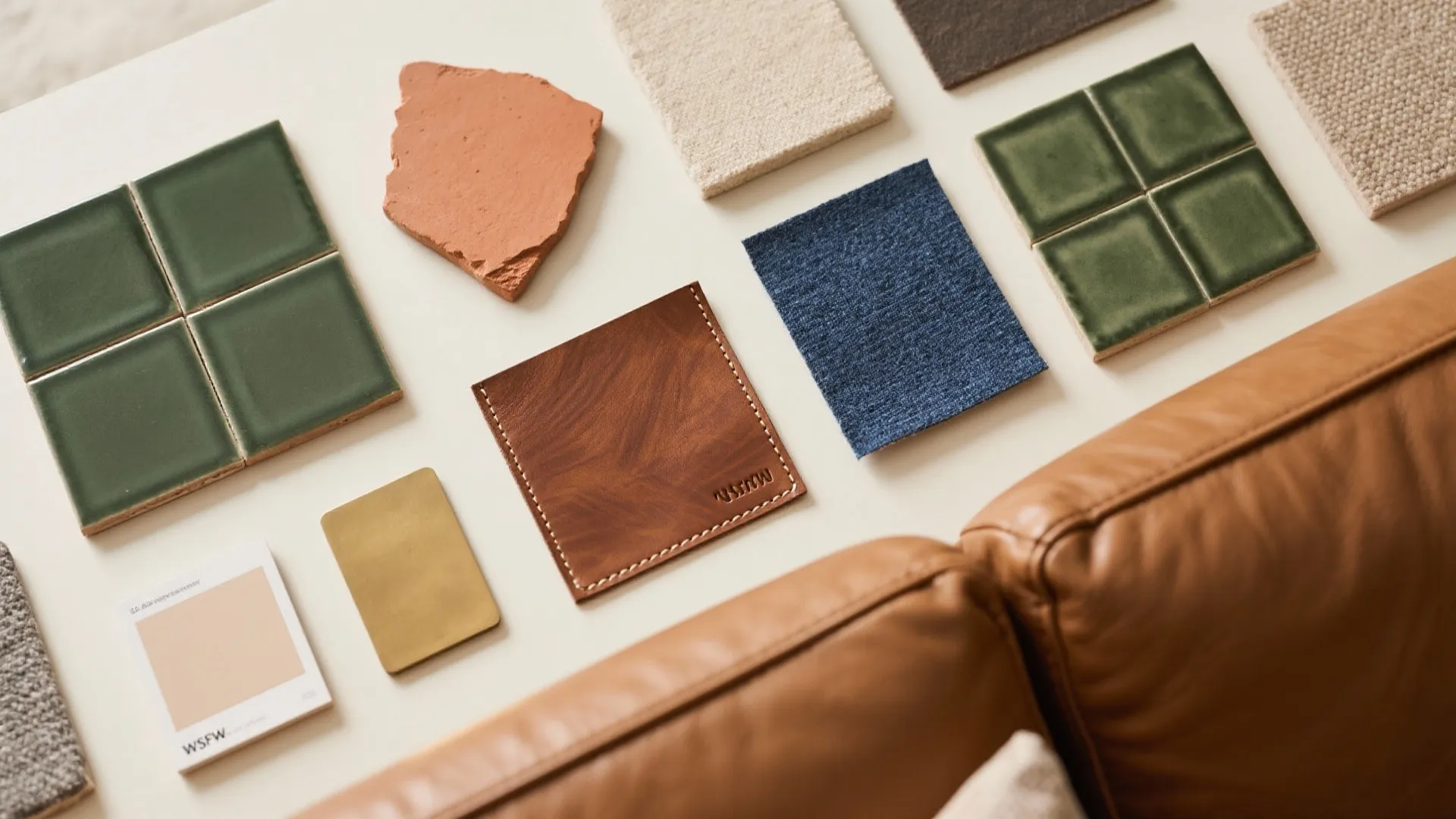 2) Contrast Accents: Indigo, Sage, and Terracotta