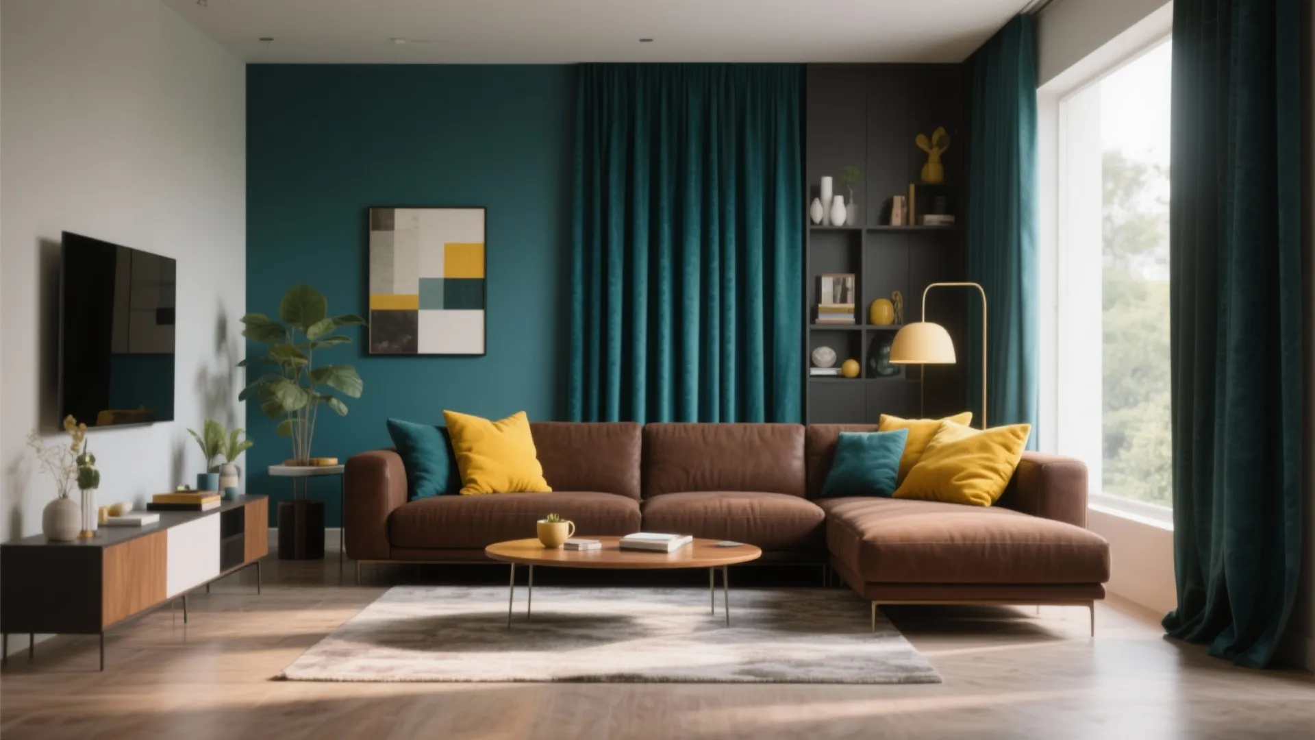 Pop of Bold Accent Color