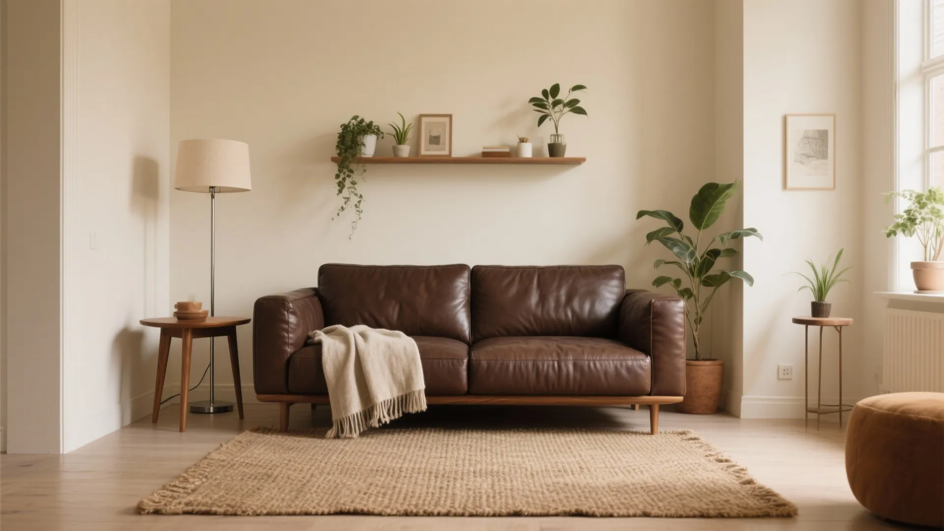 5 Living Room Ideas with a Brown Leather Sofa: Creative small-space living room decor ideas using a brown leather sofa — practical tips from a decade of design work