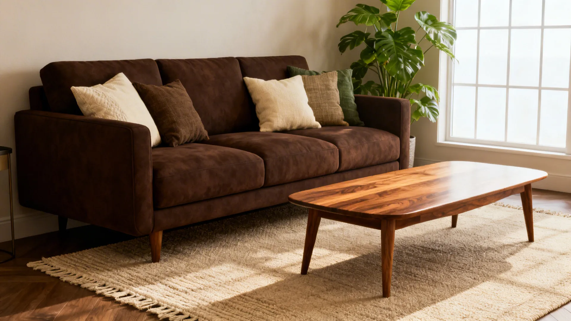 5 Rug Ideas for Brown Couches