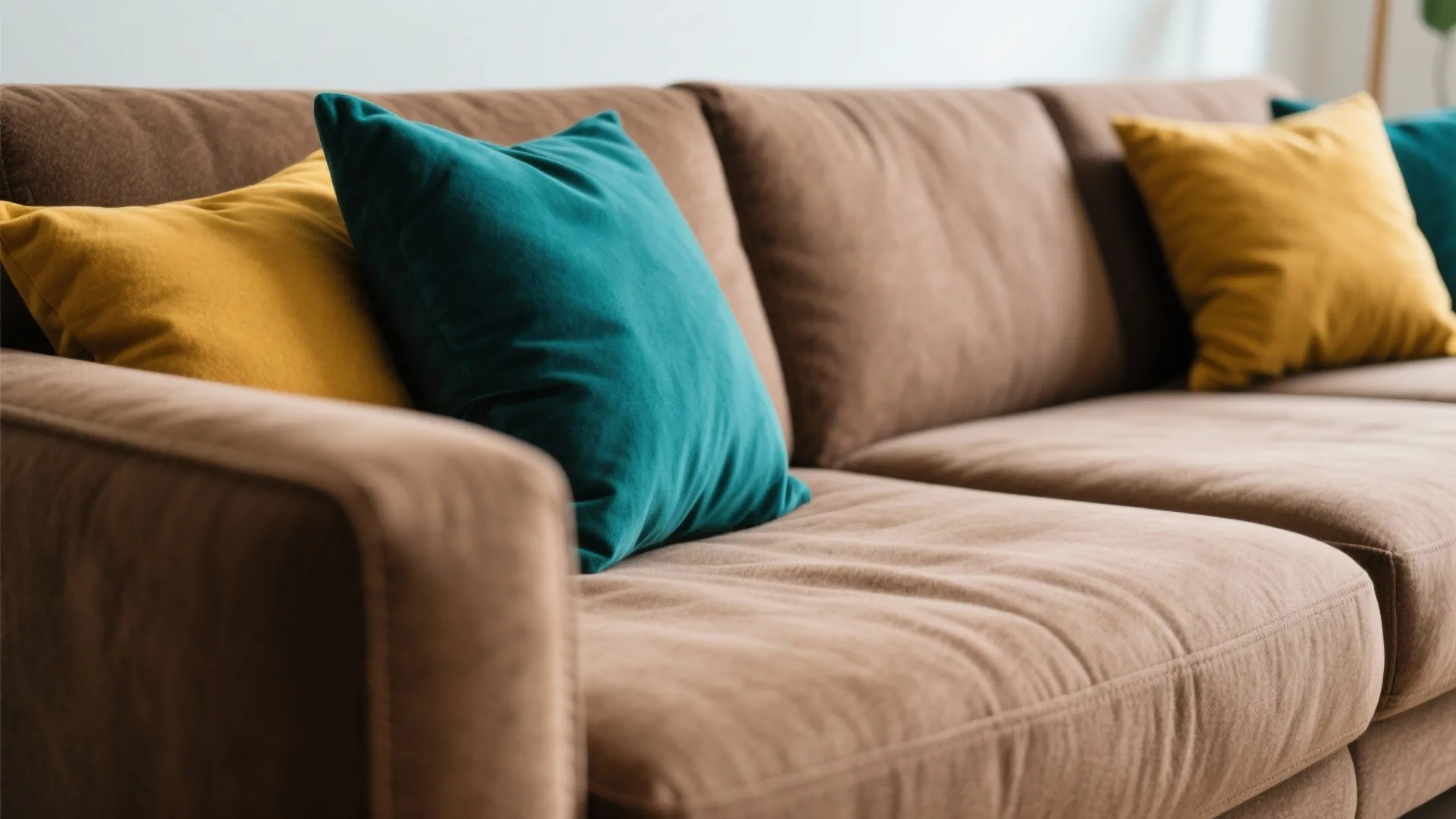 6. Two-Tone Cushion Styling