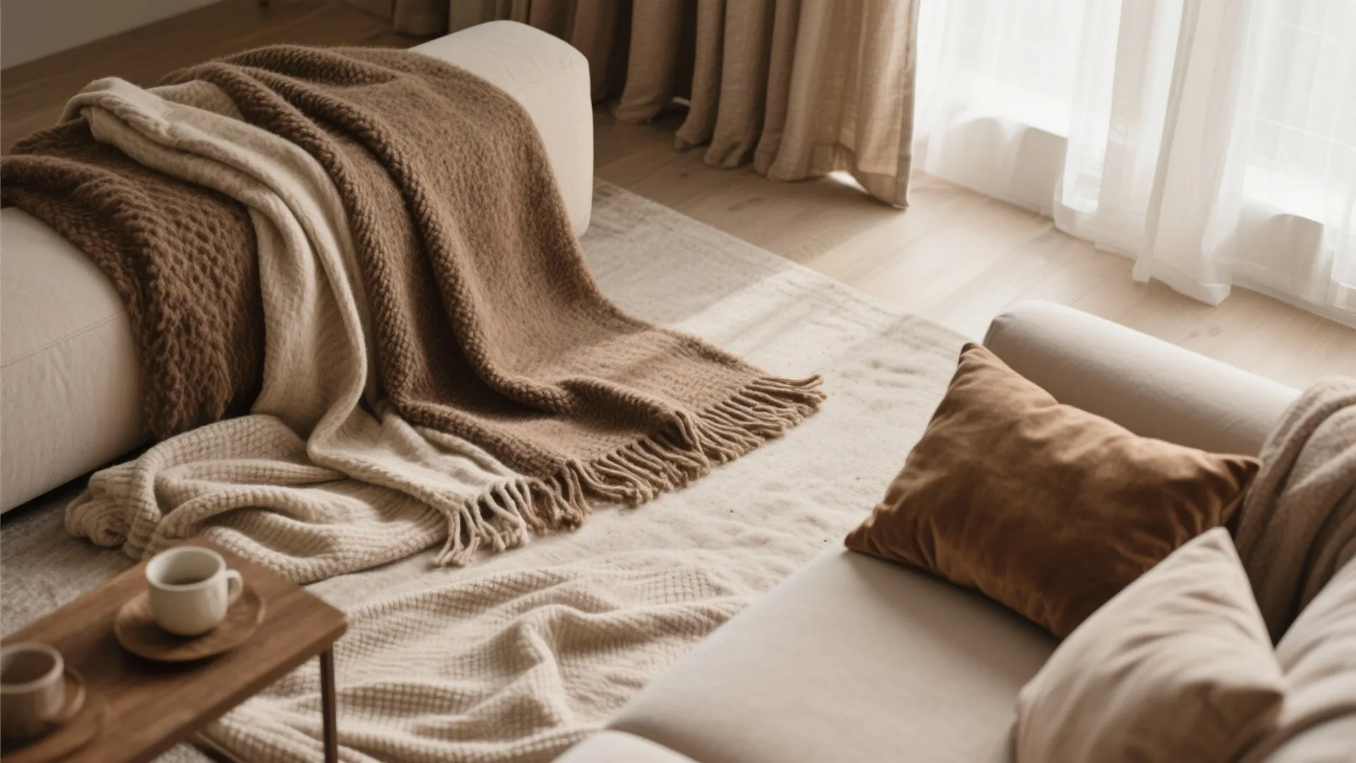 Layered Textures in Neutral Browns