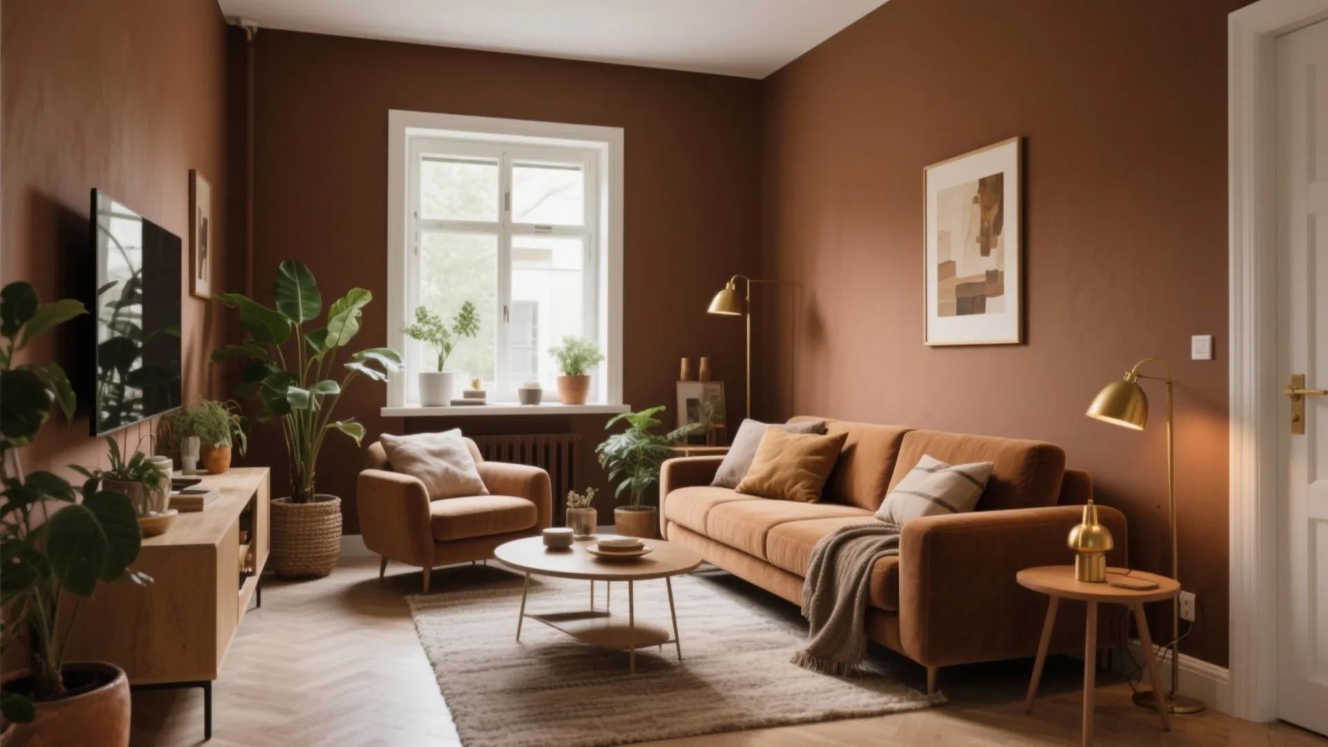 10 Living Room Ideas with Brown Walls: Warm, Stylish, and Cozy: 10 Ways to Elevate Your Brown-Walled Living Room