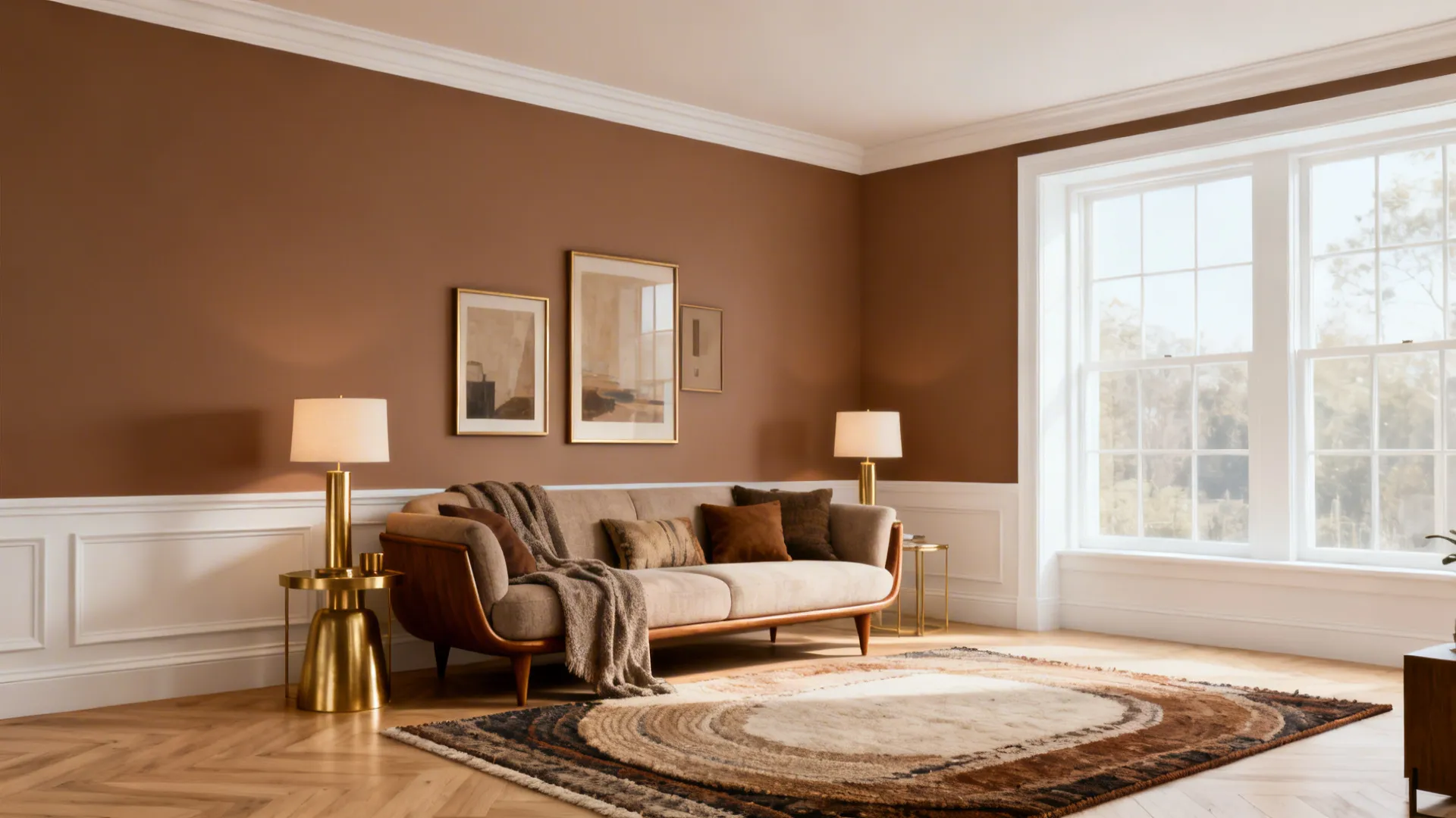 5 Brown Wall Color Ideas for Living Rooms